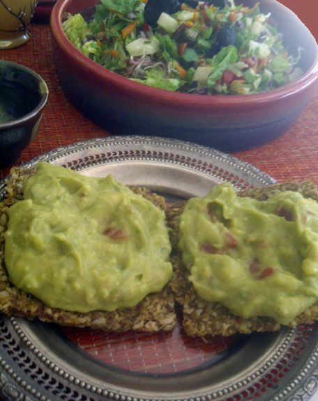 guacamole-crackers