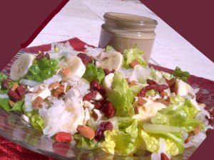 banana-romaine-salad