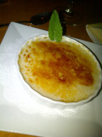 Lavender Coconut Creme Brulee