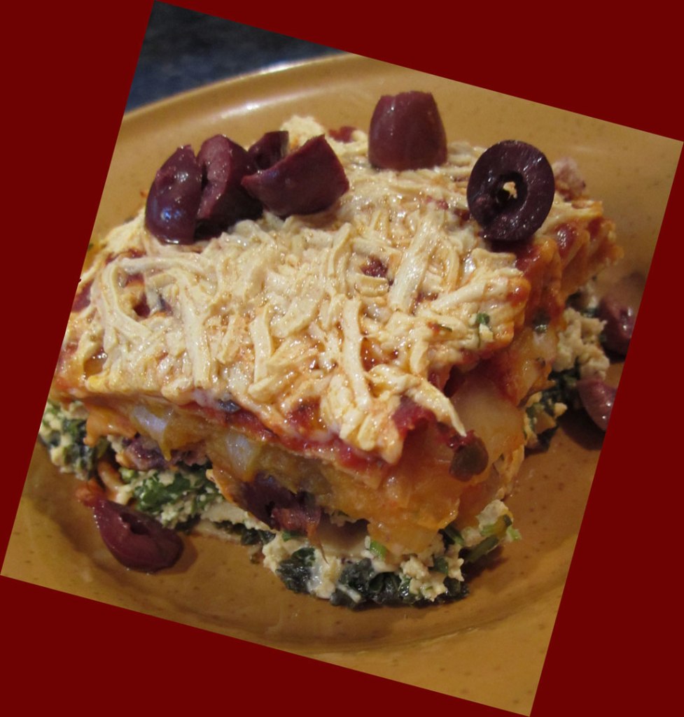 Pumpkin-Kalamata-Olive-Lasagna