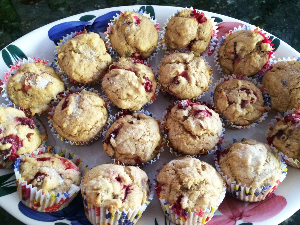cranberry-pecan-muffins