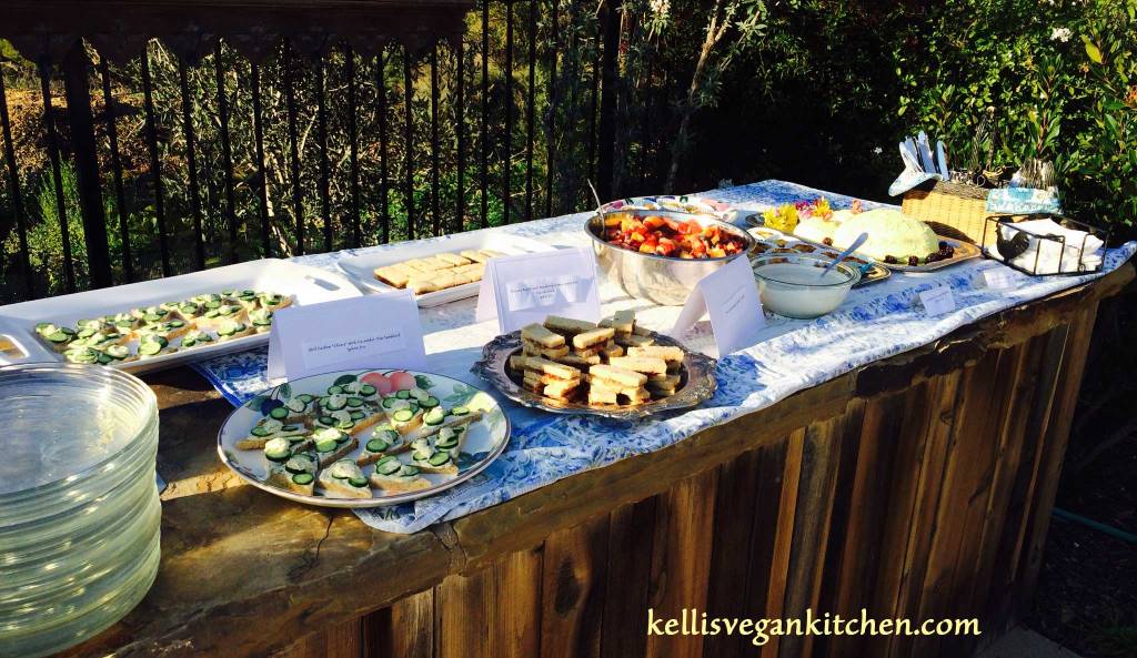 Vegan Baby Shower Buffet
