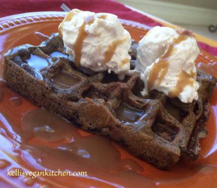 Vegan-Caramel-Apple-Waffles